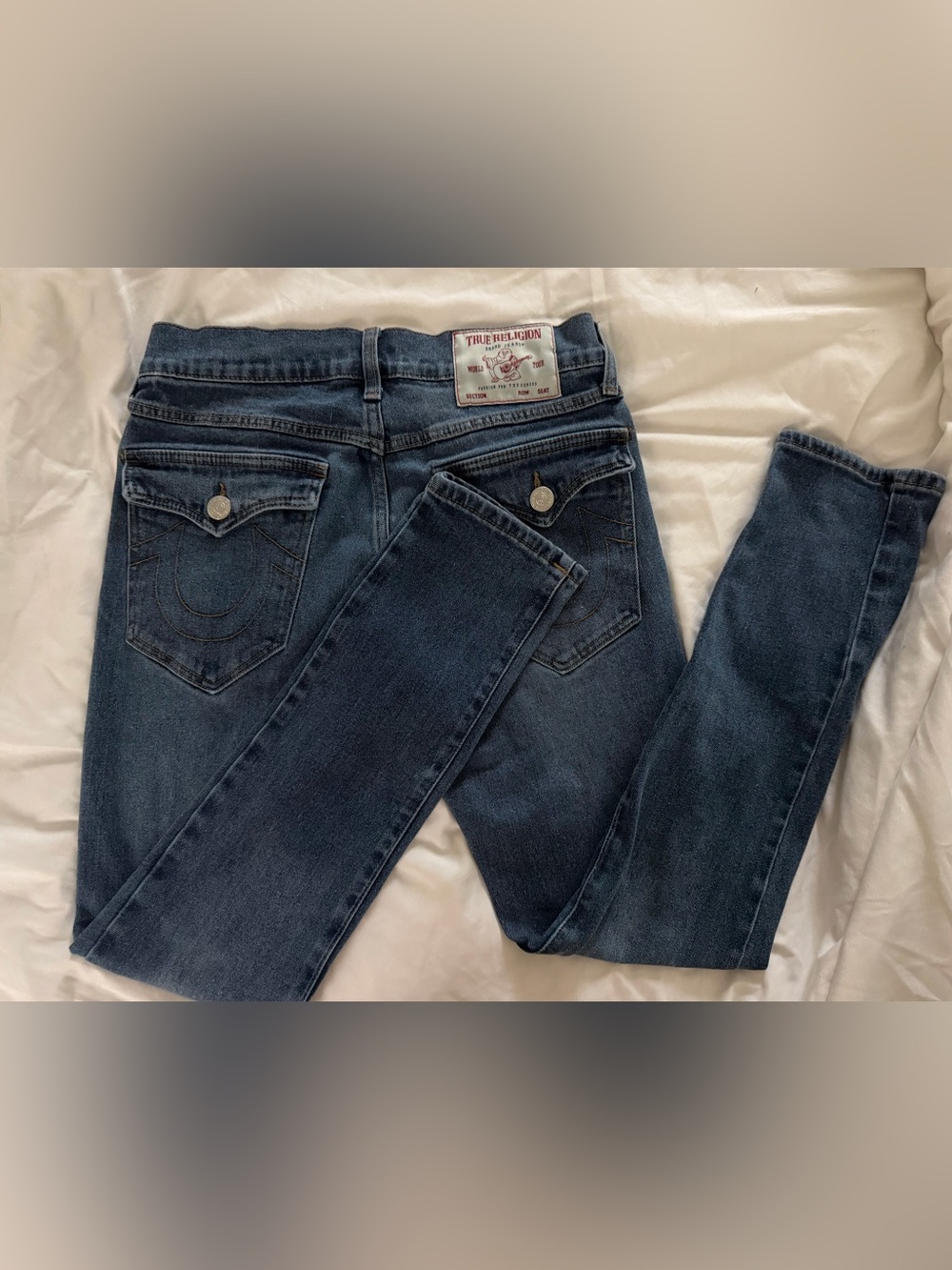 True Religion Women’s Dark Wash Skinny Jeans